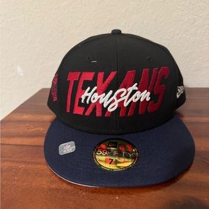 Houston Texans Fitted Cap (sz. 7 3/4)